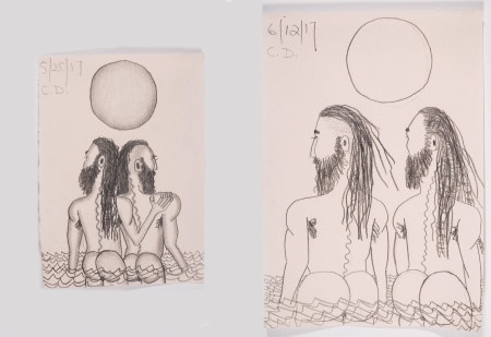 Untitled (5/25/17, 6/12/17), Pencil on paper