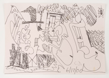 Untitled (6/17/00), Ink on paper