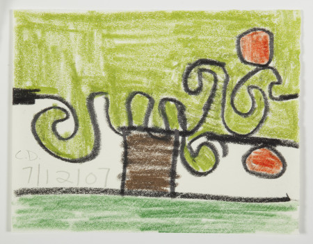 Untitled (7/12/07), Colored pencil and pencil on paper