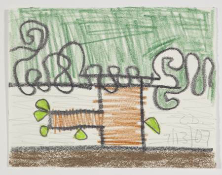 Untitled (7/13/07), Colored pencil and pencil on paper
