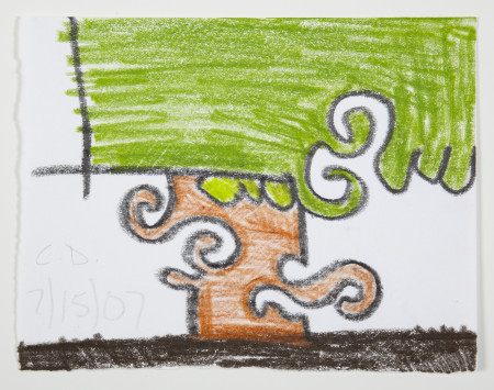 Untitled (7/15/07), Colored pencil and pencil on paper