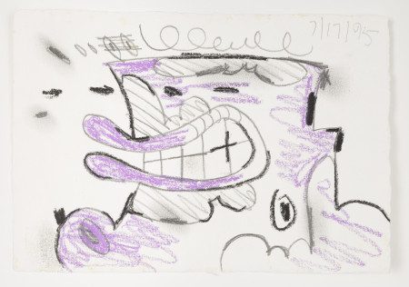 Untitled (7/17/95), Pencil and crayon on paper
