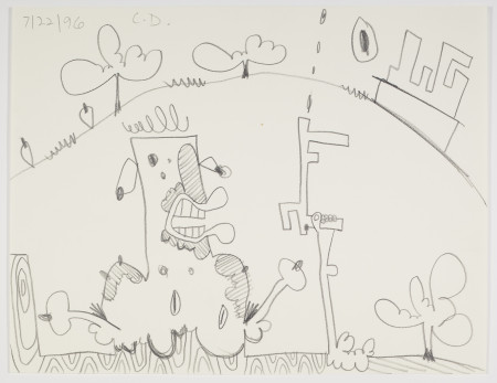 Untitled (7/22/96), Pencil on paper
