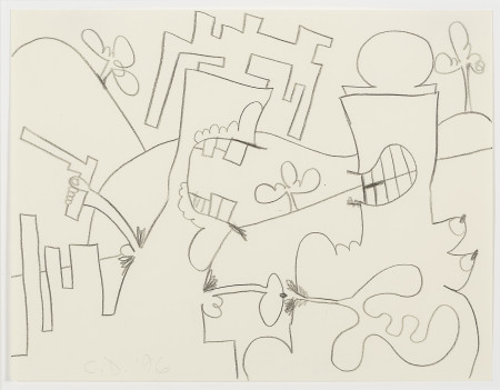 Untitled (7/26/96), Pencil on paper