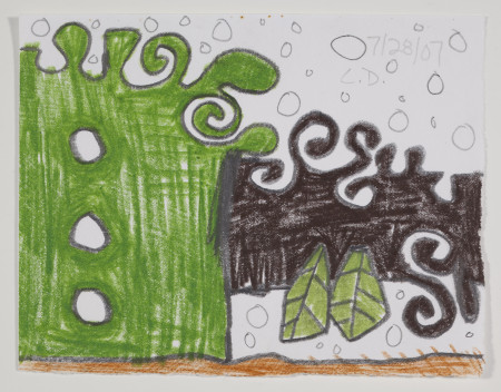 Untitled (7/28/07), Colored pencil and pencil on paper