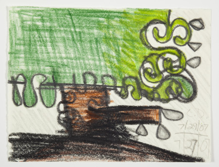 Untitled (7/29/07, 7/27/07), Colored pencil and pencil on paper
