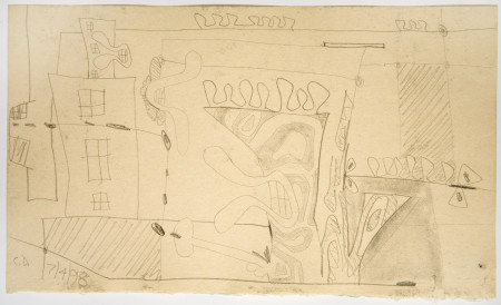 Untitled (7/4/98), Graphite on paper