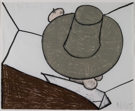 Untitled (8/1/05), Oil pastel on paper