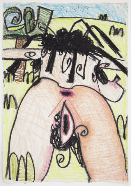 Untitled (8/18/09), Colored pencil and pencil on paper