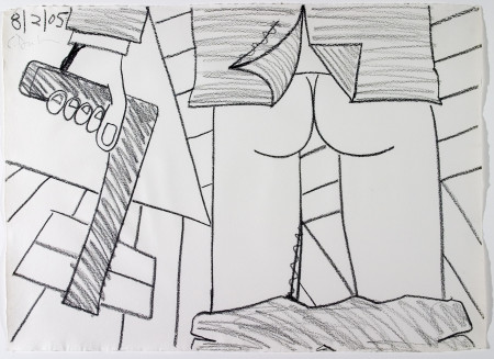 Untitled (8/2/05), Graphite on paper