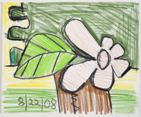 Untitled (8/22/08), Crayon on paper