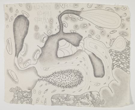Untitled (8/23/90, 8/24/90, 8/27/90), Pencil on paper