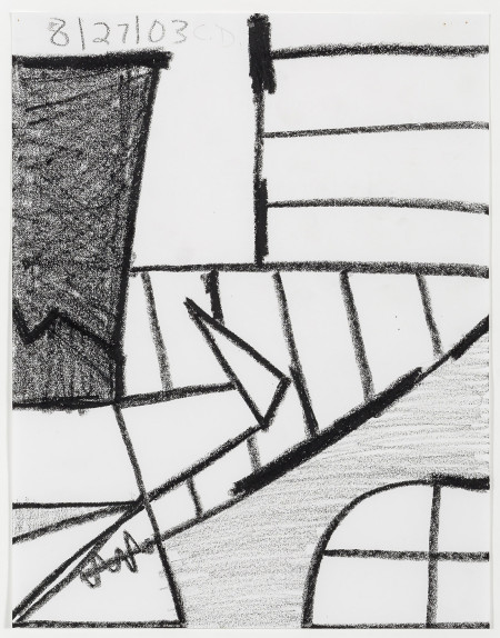 Untitled (8/27/03), Crayon on paper