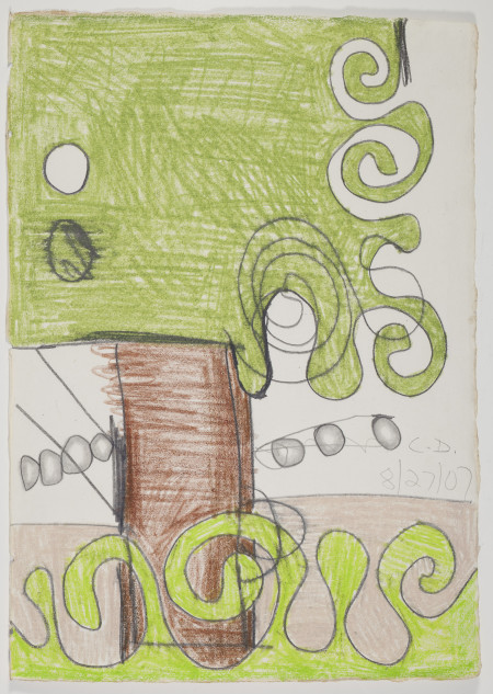 Untitled (8/27/07), Colored pencil and pencil on paper