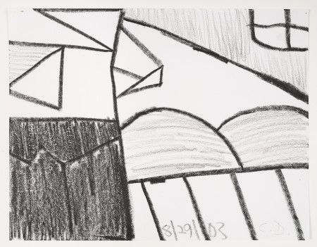 Untitled (8/29/03), Crayon and pencil on paper