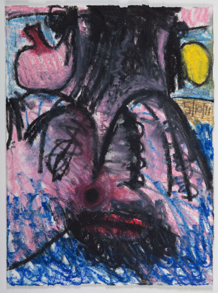 Untitled (8), Watercolor crayon and pencil on paper