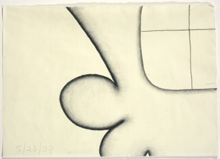 Untitled, Carbon and pencil on paper