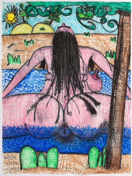 Untitled, Mixed media on paper