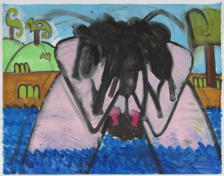 Untitled, Mixed media on paper