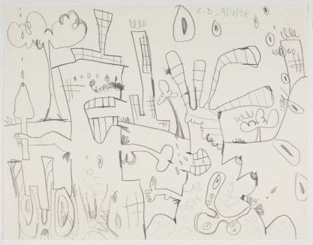 Untitled (9/10/96), Pencil on paper