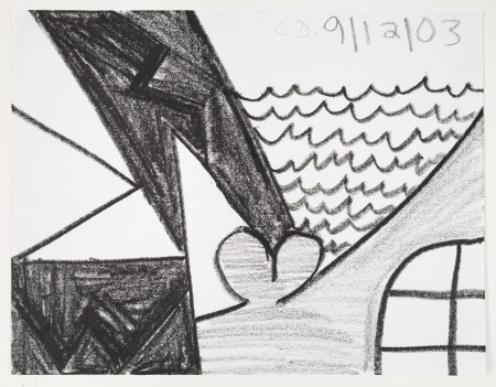 Untitled (9/12/03), Crayon and pencil on paper