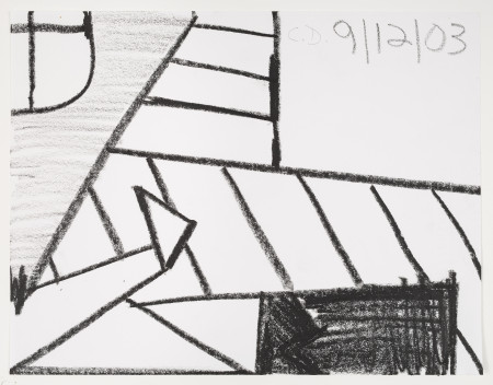 Untitled (9/12/03), Crayon and pencil on paper