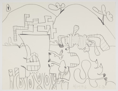 Untitled (9/19/96), Pencil on paper