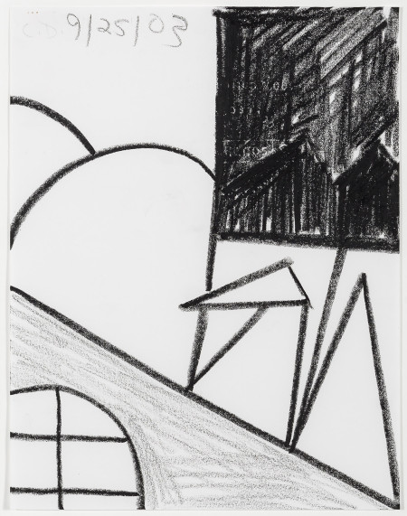 Untitled (9/25/03), Crayon on paper