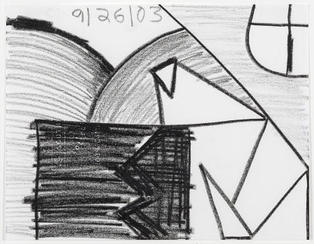 Untitled (9/26/03), Crayon on paper