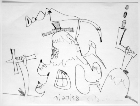 Untitled (9/27/98), Graphite on paper