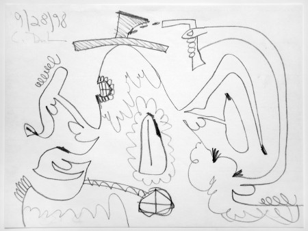 Untitled (9/28/98), Graphite on paper
