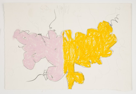 Untitled (9/9/88), Crayon and pencil on paper