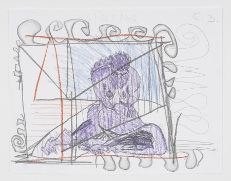 Untitled, Colored pencil, charcoal and pencil on paper