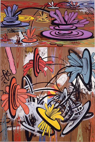 American Walnut, Mixed media on American walnut