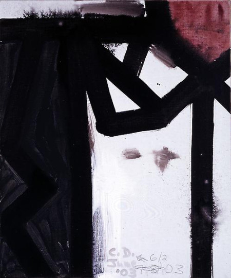 Composite Image (Collar), Mixed media on linen