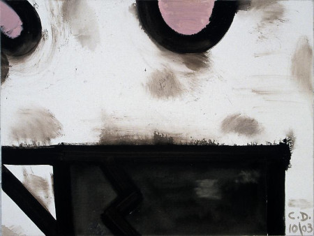 Composite Image (Left Shoulder), Mixed media on linen