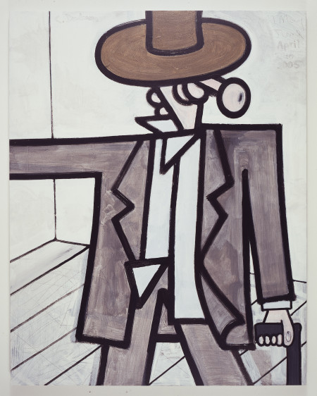 Dead Space (Inside), Mixed media on linen