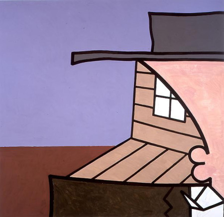 Edge of His World (Four), Mixed media on linen