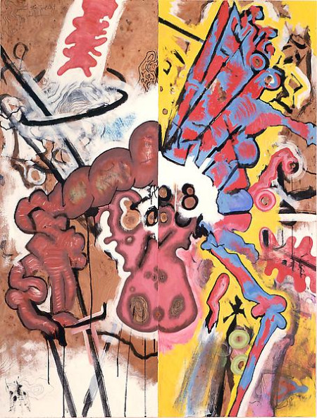 Elm, Mixed media on carpathian elm