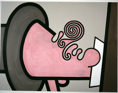 Featureless Two, Mixed media on linen