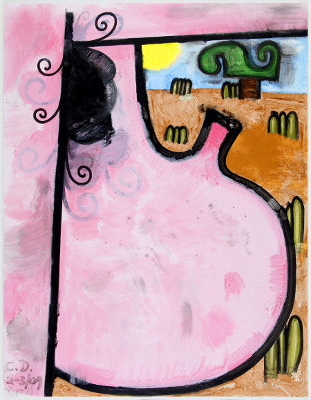 Hers/Dirt/Two, Mixed media on canvas