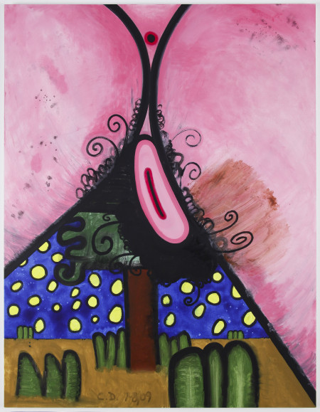 (Hers) Night and Day #3, Mixed media on linen