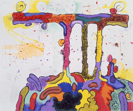 Integrated Painting Three, Mixed media on linen