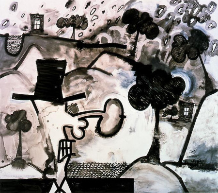 Meso-Kingdom Two, Mixed media on linen