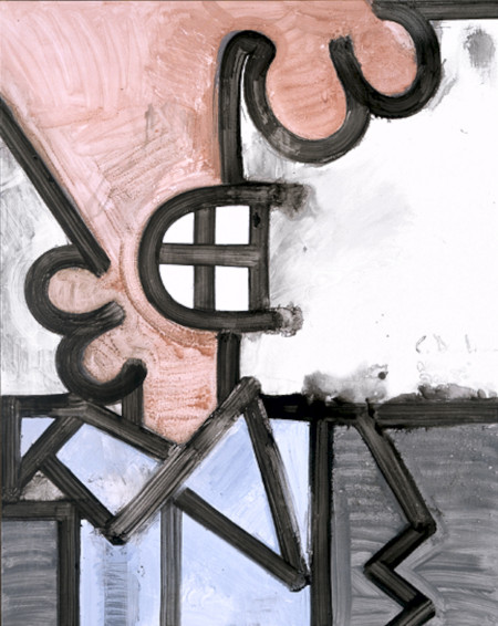 Particular Aspects (three), Mixed media on linen