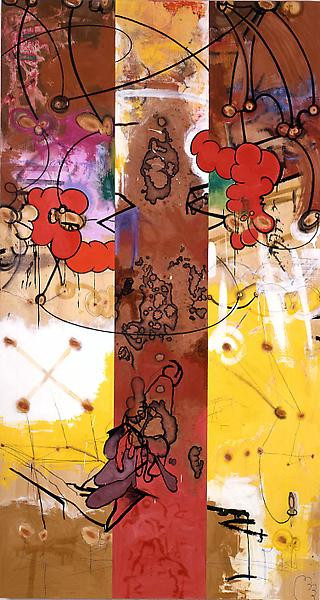 Pine Gap, Mixed media on pine and elm