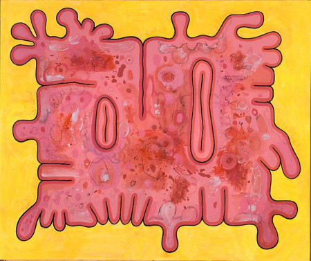 Specimen, Mixed media on linen