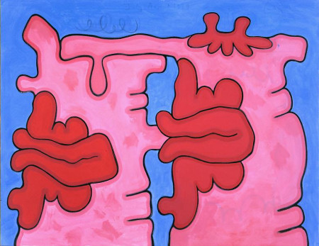 Them, Mixed media on linen