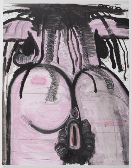 Untitled (1), Mixed media on linen