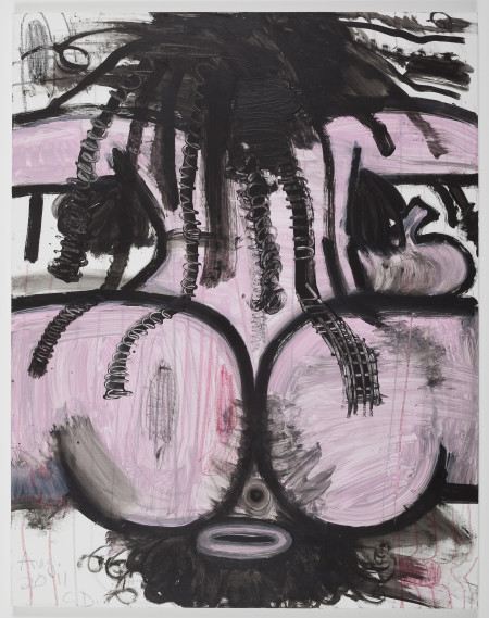 Untitled (3), Mixed media on linen